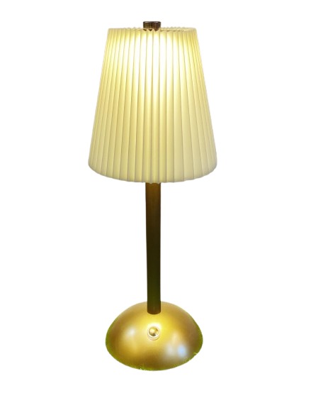 White Pleated Soft Lamp